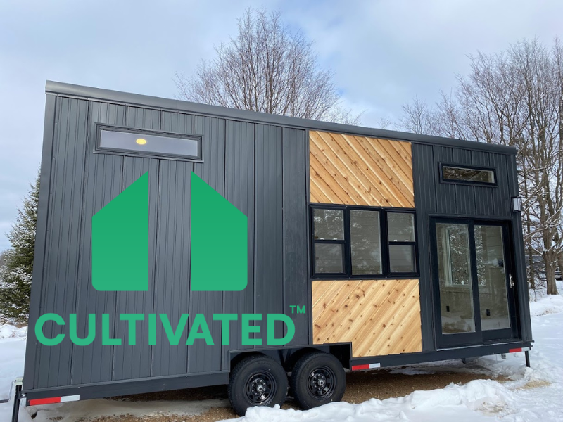 Cultivated Z Panel Hempcrete Tiny Home  - 1 bed, 1 bath, 180 sqft in Wittenberg, Wisconsin